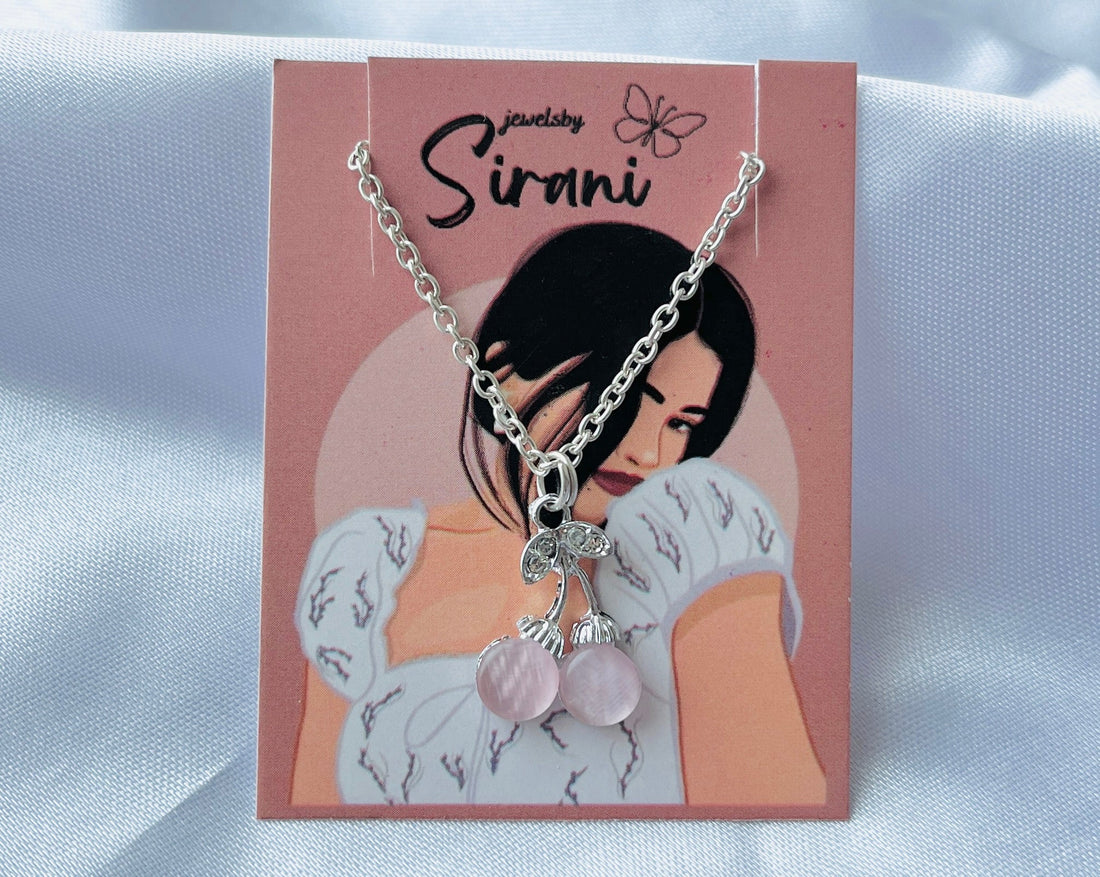 Pack of 6 Classy Trendy Aesthetic Silver Heart Charm Pendant Necklace